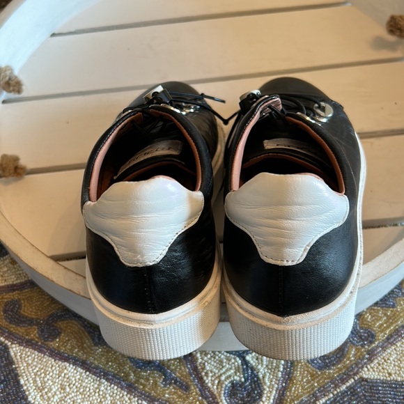 MJUS black leather slip on sneakers size 36 (US 6) - Picture 5 of 10